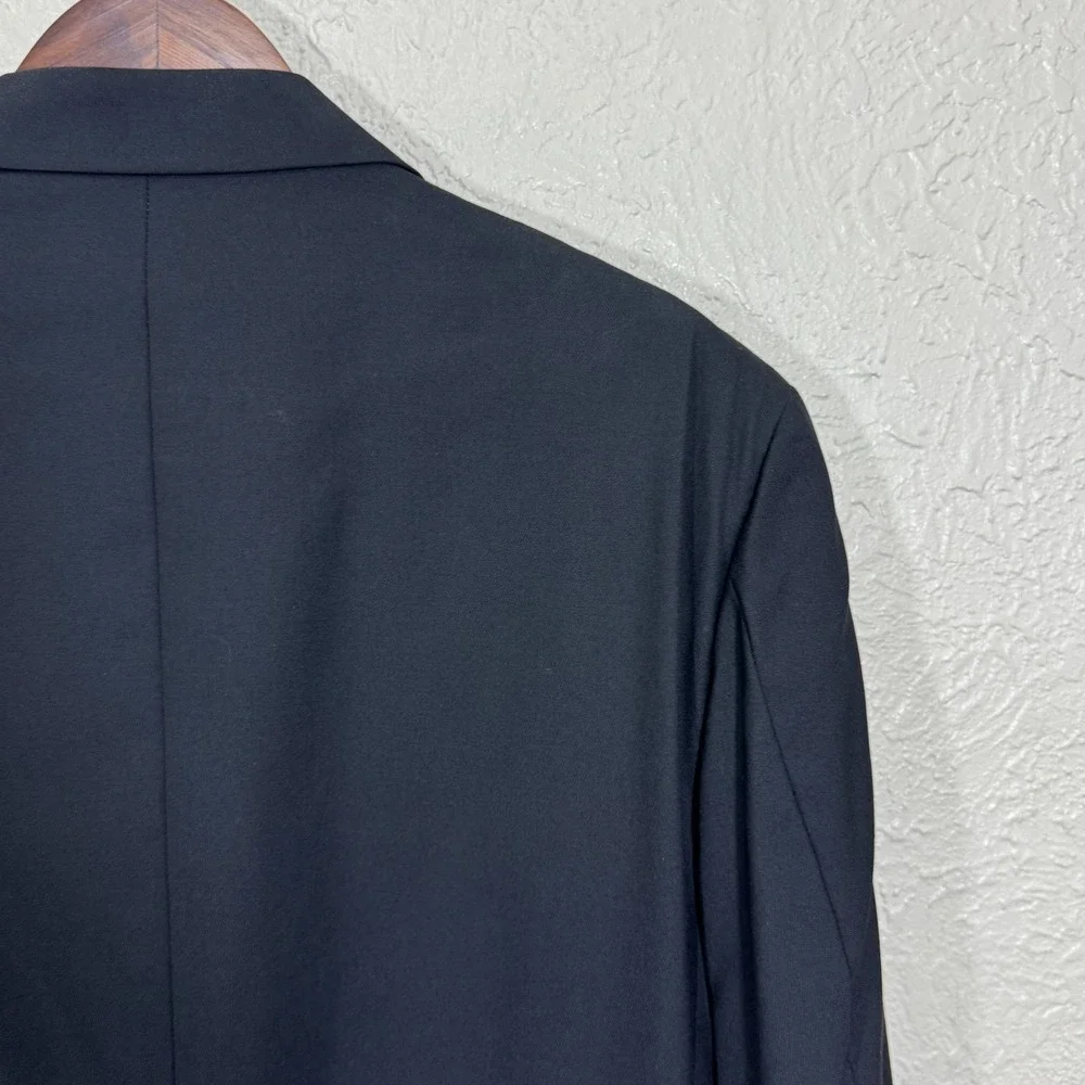 Vtg Joseph Abboud‎ Blazer Sport Coat 44R Wool USA Made Classic Ivy Prep School